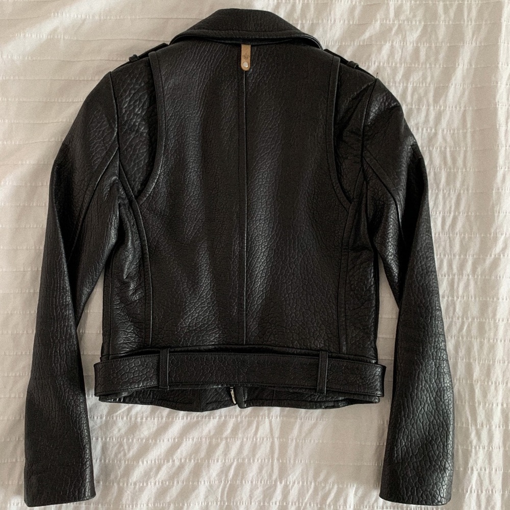 Mackage Rumer Leather Jacket | Biker | Aritzia - Picture 2 of 4